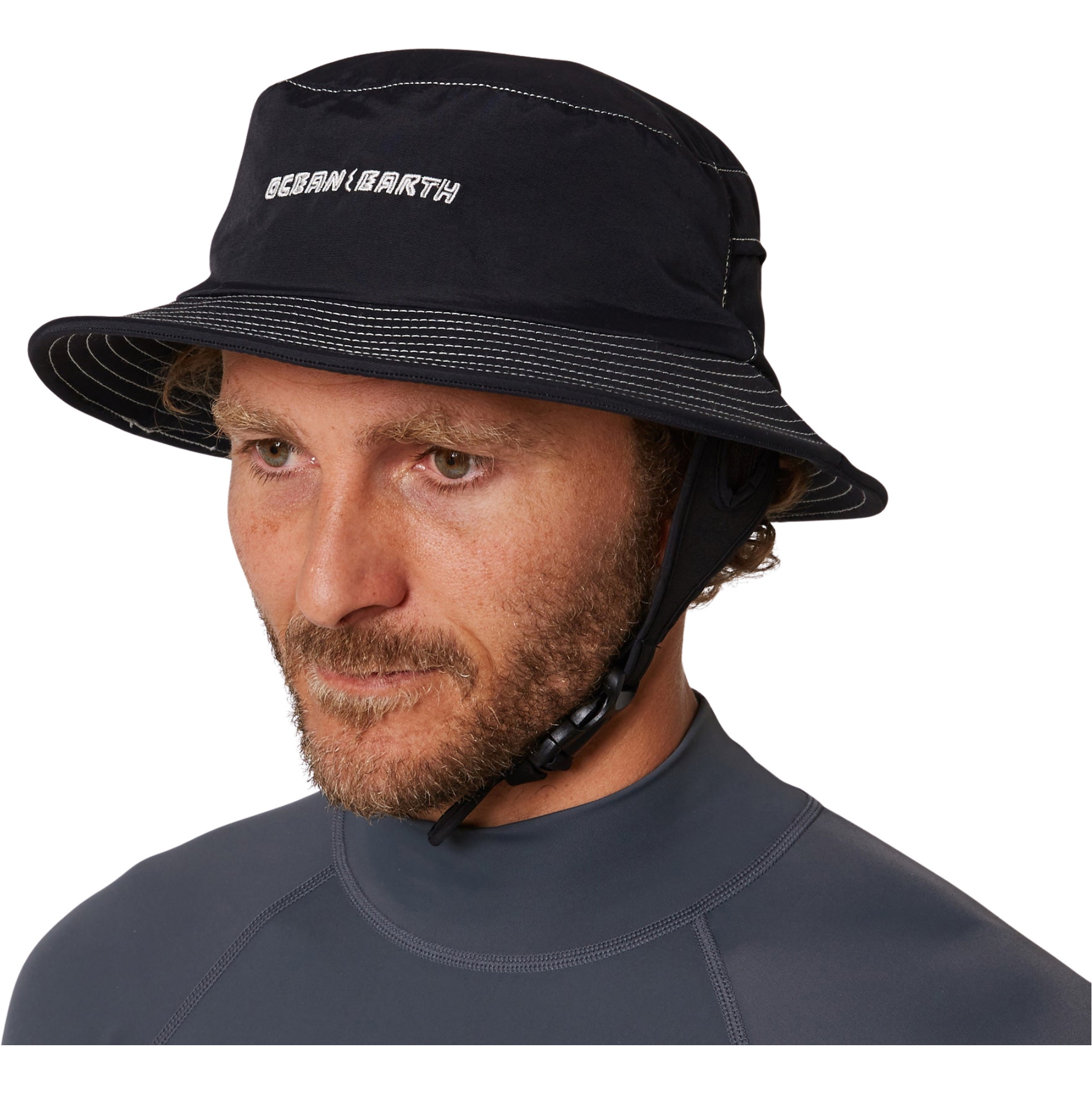 2026 Ocean & Earth G-Land Soft Peak Surf Hat SMHA10-BLK - Black